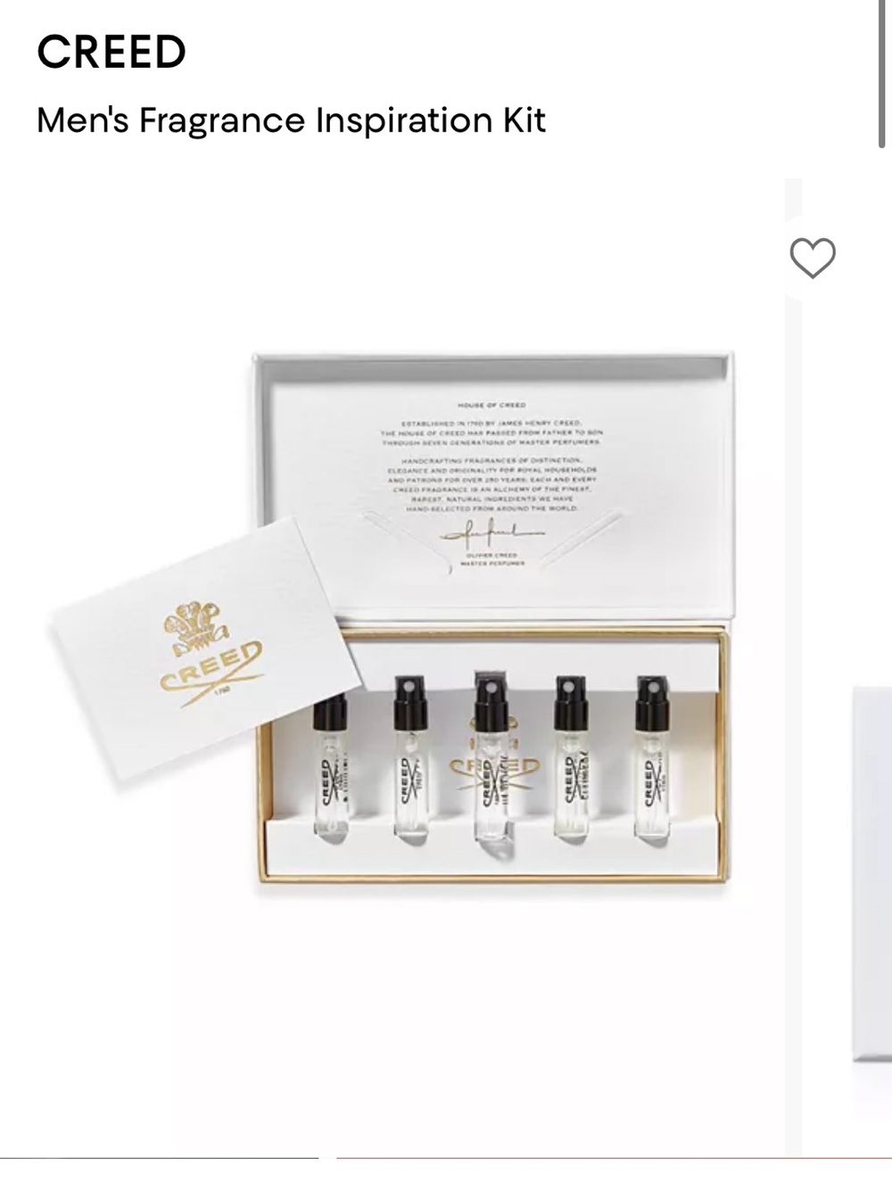 Creed Fragrance Inspiration Kit